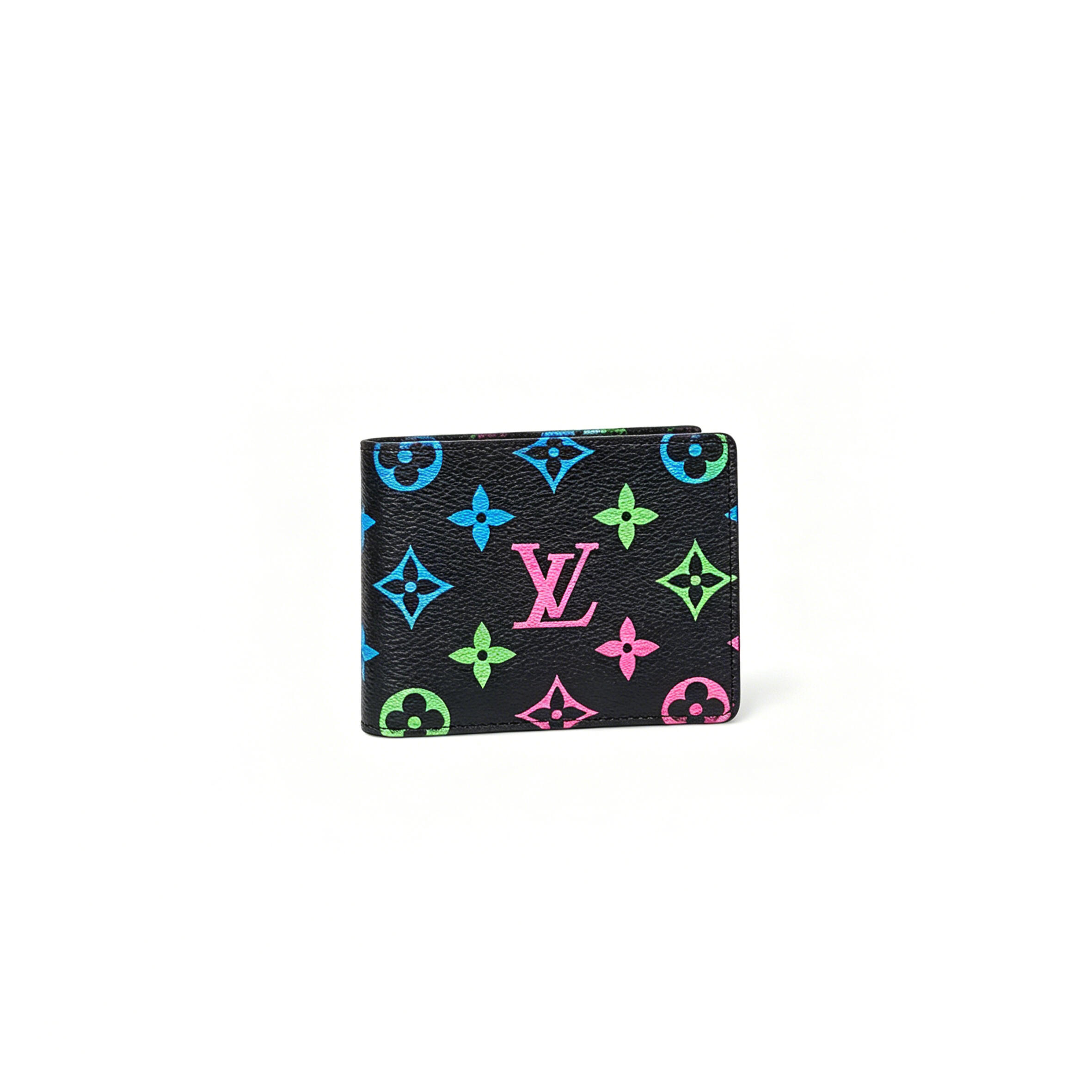 l0vis Vvtt0n murakami monogram gradient print wallet black m13190 (11.5*9*1.5cm)